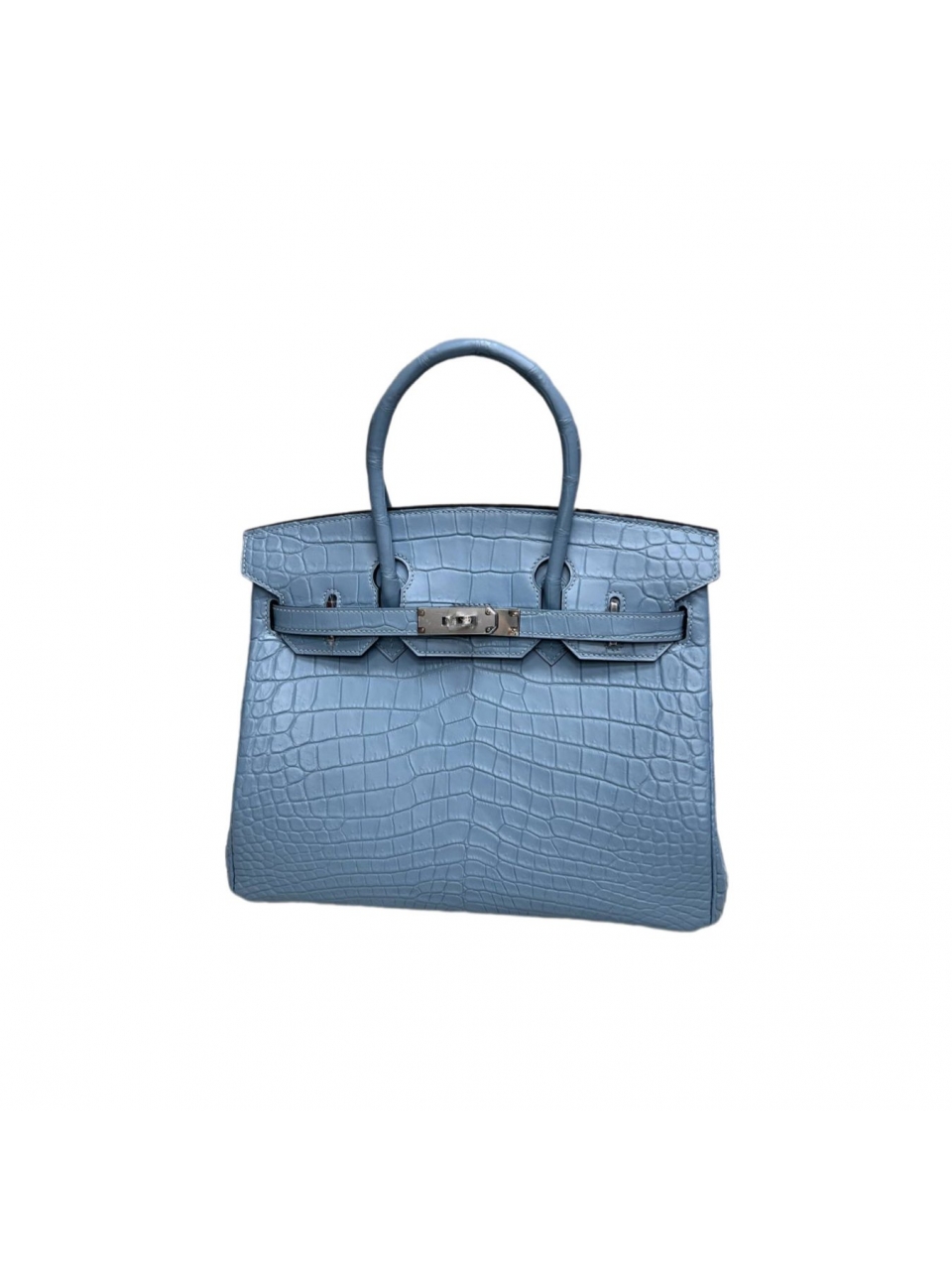 Сумка Hermes Birkin 30 из матовой кожи аллигатора